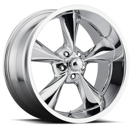 Old School Custom Wheel 15x8 inch 5-120.65 Bolt-Pattern 0 Offset Chrome Rim Style 5 Spoke for Car/Truck