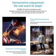 VR Headset for Phone, 3D Virtual Reality Headset with Remote Control for VR Games&3D Movie, VR Glasses with Adjustable Pupil Distance VR Goggles Virtual Reality Headset, Fits 4.7-7.2 Devices