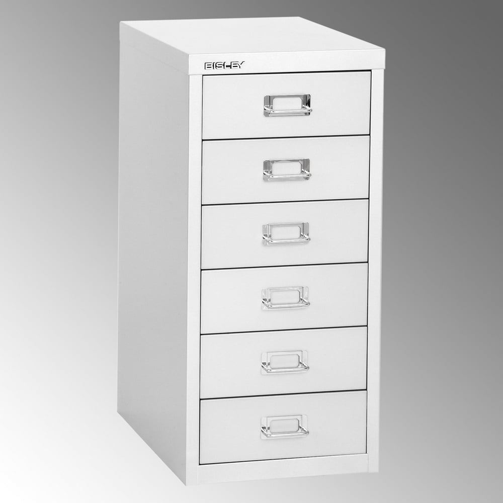 Bisley Steel 6Drawer Under the Desk Multidrawer Storage