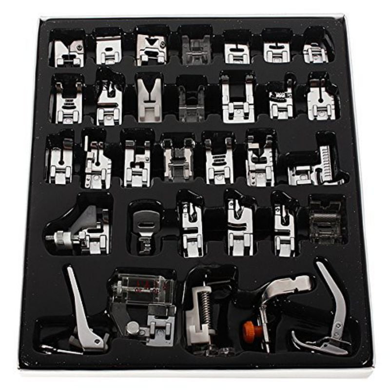 15 PCS Sewing Machine Presser Foot Feet Tool Kit Set For Brother Singer Domestic