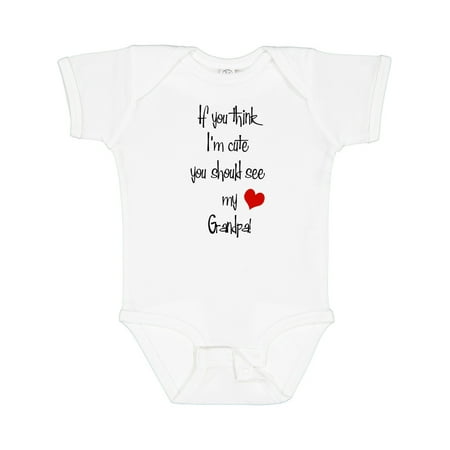 

Inktastic Cute Grandpa Gift Baby Boy or Baby Girl Bodysuit