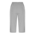 thumbnail image 5 of Women Fashion Solid Comfortable Casual Mid Waist Sport Pants, 5 of 5