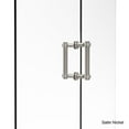 thumbnail image 2 of Allied Brass  6-inch Contemporary Back-to-back Shower Door Pull with Grooved Accent, 2 of 2
