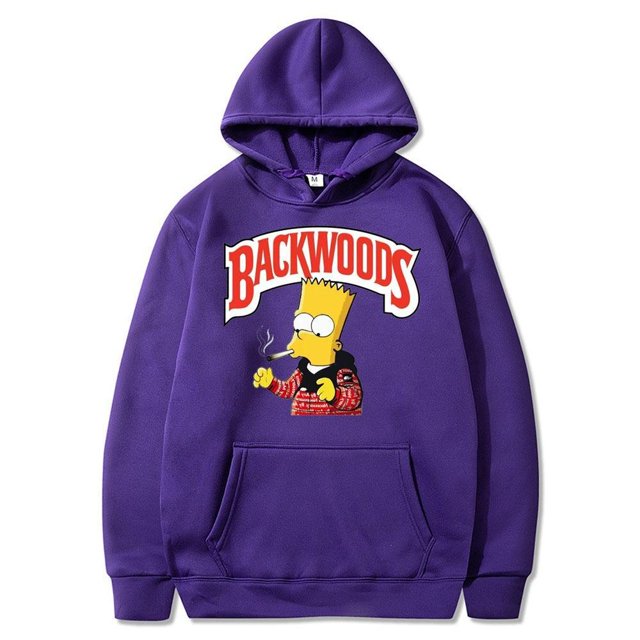 Sweatshirts For Men And Women Sweatshirts Backwoods Cigar Simpsons Cartoon Joint Hoodie