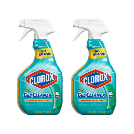 (2 pack) Clorox Bleach Gel Cleaner Spray, 30 oz