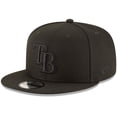 thumbnail image 1 of Gorra Snapback New Era MLB Tampa Bay Rays negra para adulto, 1 of 6