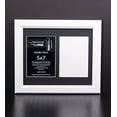 thumbnail image 6 of 2 Opening Glass Face White Picture Frame to hold 5 by 7 inch Photographs including 10x12-inch White Mat Collage, 6 of 6
