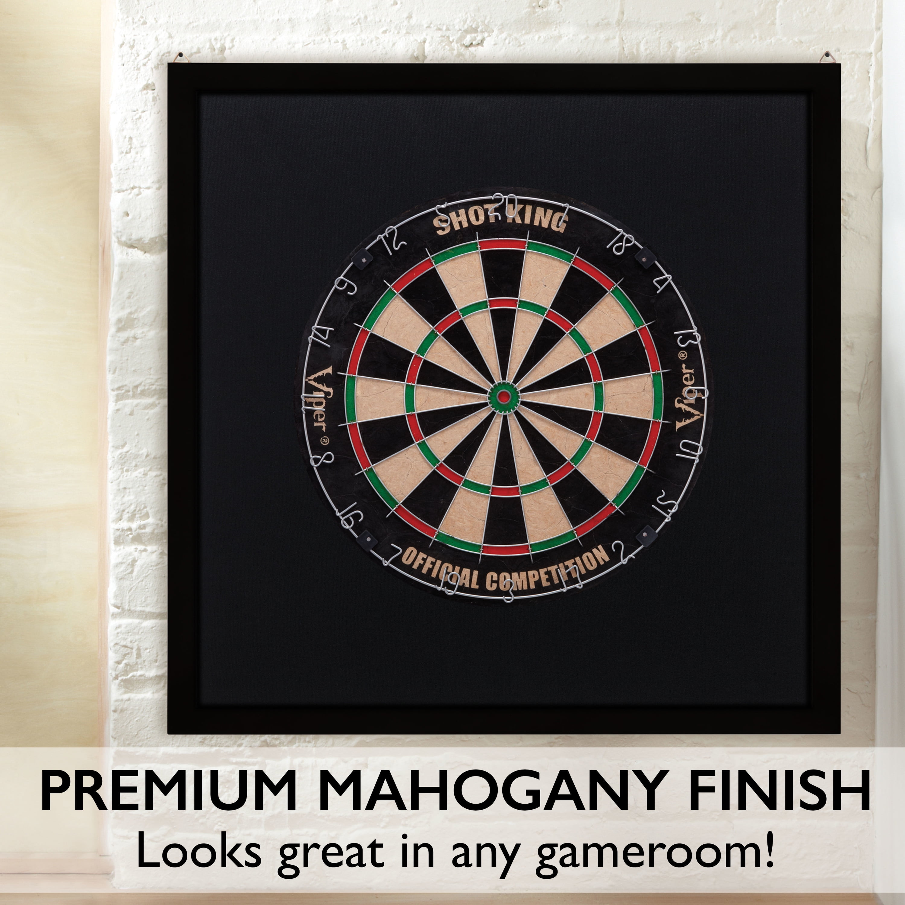 Viper Wood Framed Dartboard Backboard 