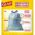 thumbnail image 3 of Bolsas de basura Glad Tall Kitchen con cordón, 13 L, 60 unidades, 3 of 3