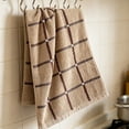 thumbnail image 3 of Huzdenx Geometric Square Cotton Hand Towel, Soft Highly Absorbent Reusable Household Towel, Durable Daily Towel for Bathroom Kitchen, Multiple Colors Available, 3 of 4