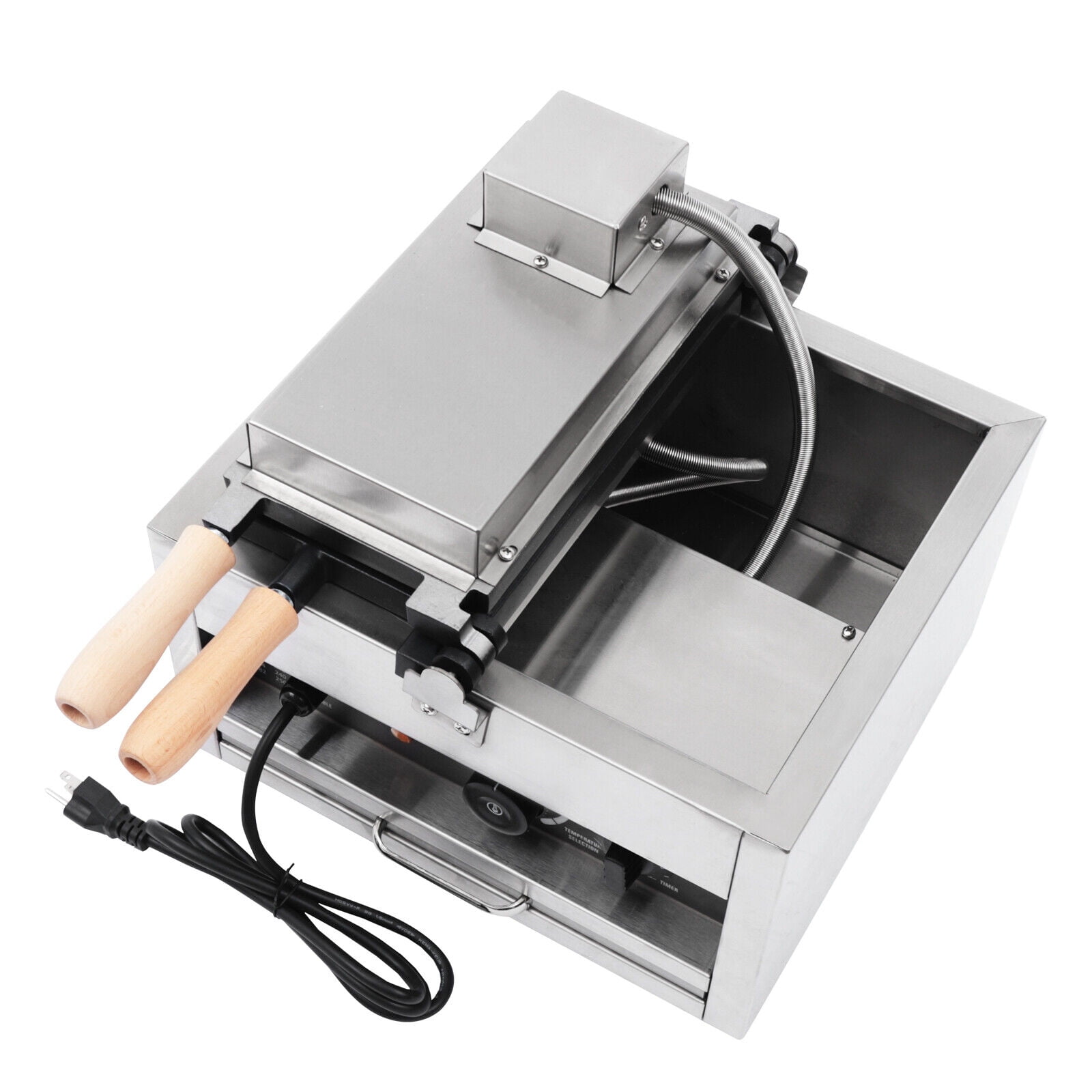 Honeycomb Shape Waffle Maker, Holding 3 Waffles Countertop Waffle Maker Baker, 1400W 14.96*16.54*16.54in Electric Waffle Maker Machine for Commercial Household