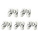 thumbnail image 1 of 1 Par Miniespinilleras Espinilleras Pequeñas Protector Piernas Fútbol (10x6cm) Blanco, 1 of 4