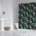 thumbnail image 3 of Elephant Paisley Shower Curtain 72" x 84" Fade-Resistant Polyester Machine Washable Bathroom Decor, 3 of 5