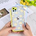 thumbnail image 2 of Compatible with iPhone 11 Pro Max Case for Women Girls,Soft TPU+Hard Detachable PC Bumper Durable Flexible Case with Cute Floral Flower Pattern Protection Transparent Case for iPhone 11 Pro Max, 2 of 7