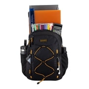 Eastsport Unisex Axis Sport 18.5 Bungee Backpack, Black
