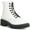 White Paris, variant on Womens Black 1" Platform Padded Lorilee Pointy Toe Stiletto Zip-Up Dress Boots 9.5 M