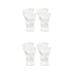 thumbnail image 4 of Sonducket 1 par de guantes sin dedos, accesorio de ropa, calentadores de manos térmicos para adultos, cubierta de medio dedo, guante largo de punto para Blanco 2piezas Sonducket CBP382163, 4 of 5