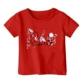 thumbnail image 1 of Chemises pour Filles Imprimé Manches Courtes Col Rond Hauts d'Été pour Filles T-Shirts pour Filles 10-11 Ans Mode Filles, 1 of 4