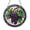 Acrylic 3.5 Inch, variant on Purple Grapevine Window Hanging, Stained Glass Style Vineyard Suncatcher Panel