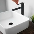 thumbnail image 2 of Stylish Single-Handle Matte Black Vessel Bathroom Faucet Height 11⅝" B-123N, 2 of 12