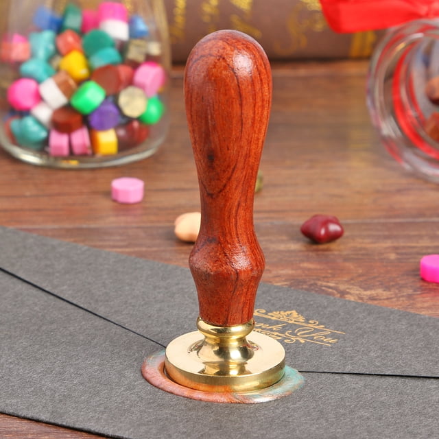 Cuadros Decorativos Sello de cera retro Sellos DIY Invitaciones de boda Cera de sellado de sobres (TH11) Tmvgtek embutido en tela