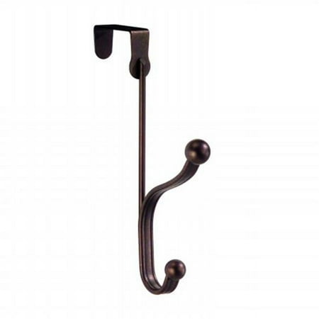 InterDesign 53271 York Lyra Over The Door Dual Hook, Bronze