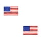 thumbnail image 3 of Toystoory Tiras de estrellas de la bandera nacional decoración del hogar poliéster tamaño compacto impermeable multiusos calcomanía de Type1 NO1, 3 of 6