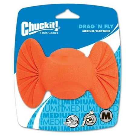 Chuckit! Drag N Fly Ball Dog Toy, Medium