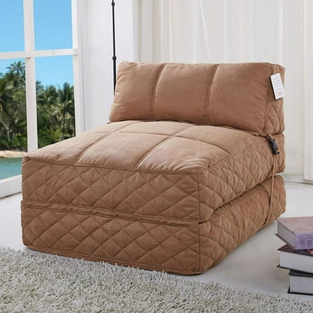 Gold Sparrow Austin Fabric Bean Bag Chair Bed Walmart Com