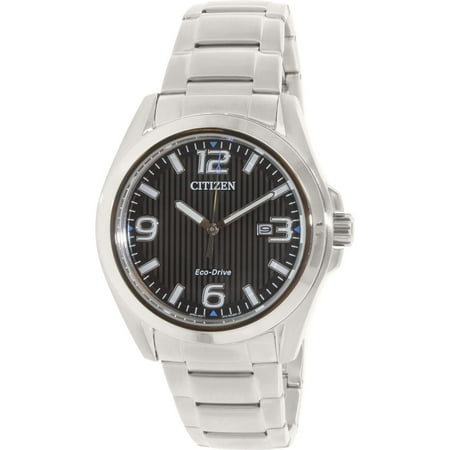 Citizen Men's Eco-Drive AW1430-51E Silver Stainless-Steel Eco-Drive Fashion Watch