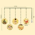 thumbnail image 6 of LED Christmas Hanging Lights Lamps Lanterns Xmas Decorative Lights Suction Cup And Remote For Indoor Windows Pathway Bedroom Decor USB Charge Battery Charge, 6 of 9