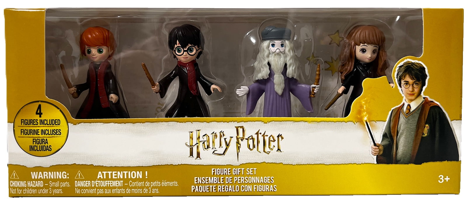 Harry Potter Figure Gift Set with Harry, Ron, Hermione