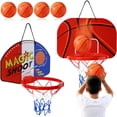 thumbnail image 1 of Mini canasta de baloncesto Sosation, 2 unidades con 4 pelotas, bomba y ganchos, 1 of 7