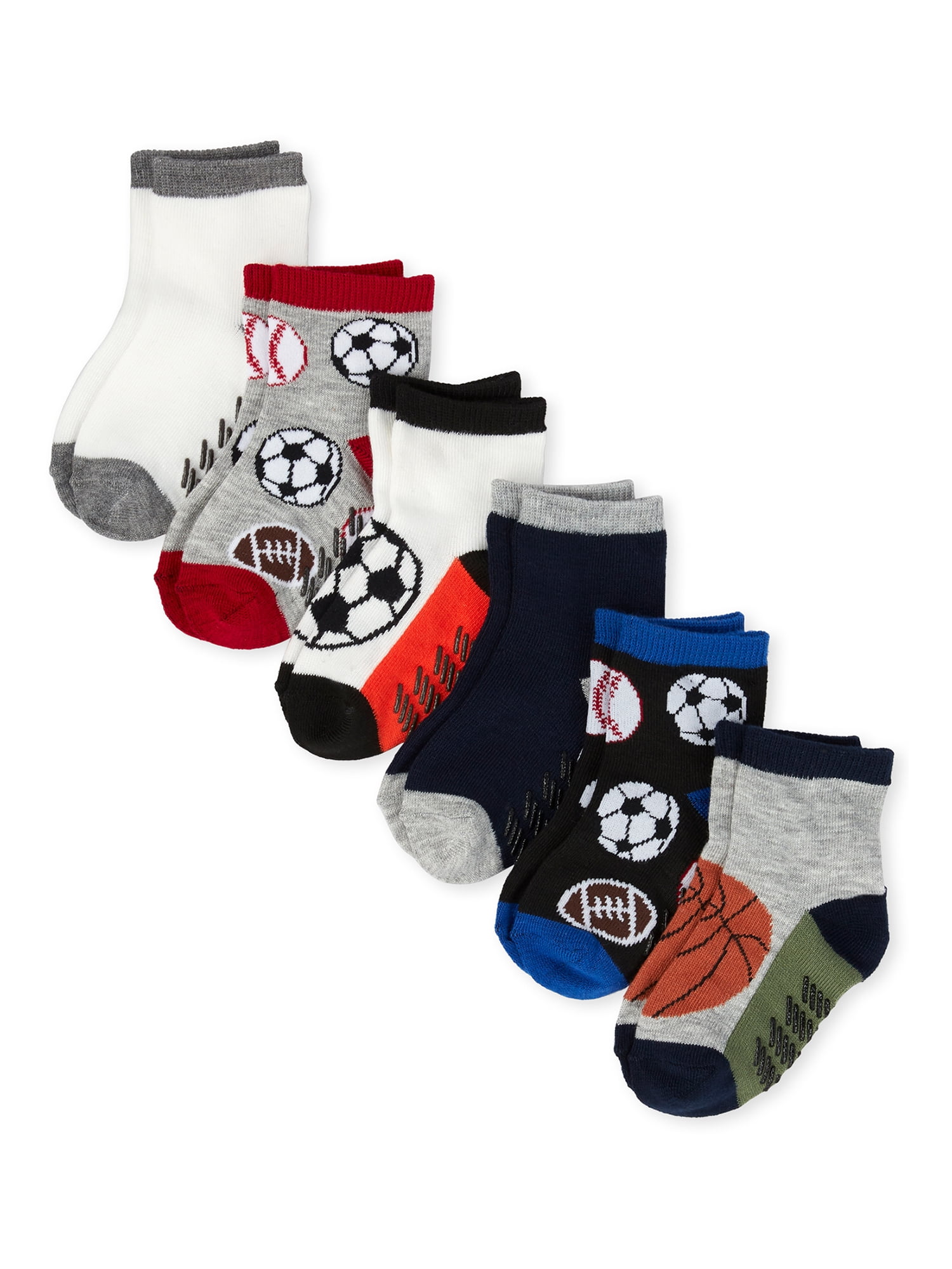 The Children's Place Toddler Boy Socks, 6Pack Sock Set