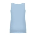 thumbnail image 4 of XFLWAM Womens Summer Tank Tops Sleeveless V Neck Ruched Tops Casual Loose Fit Beach Basic T Shirts, 4 of 5