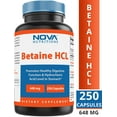 thumbnail image 6 of Nova Nutritions Betaine HCL 648 mg 250 Capsules, 6 of 6