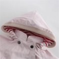 thumbnail image 6 of Toddler Kids Baby Winter Warm Outerwear Solid Color Hooded Zipper Padded Outwear For Girls Or Boys Boy, 6 of 8