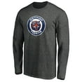 thumbnail image 2 of Men's Charcoal Detroit Tigers Cooperstown Collection Huntington Logo Long Sleeve T-Shirt, 2 of 3