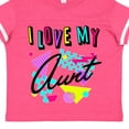 thumbnail image 4 of Inktastic I Love My Aunt- 80s Retro Style Boys or Girls Toddler T-Shirt, 4 of 5