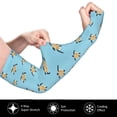 thumbnail image 3 of Uemuo Turtle Printed Arm Sleeves, Cooling UV Sun Protection Sports Compression for Men/Women, 3 of 8