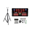 thumbnail image 2 of Horloge Murale de Basketball Portable avec Design de Tableau de Score, Design Numérique, Tracker de Points Nets, Moniteur de Score de Jeu, 2 of 7
