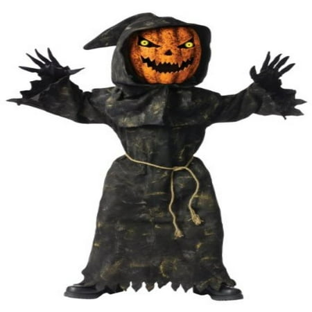 Bobble Head Pumpkin Ghoul Kids Costume