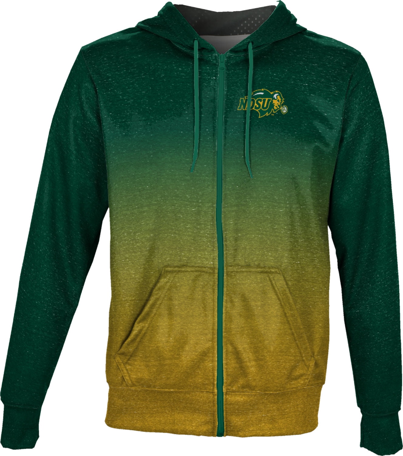 Distressed ProSphere North Dakota State University Mens Fullzip Hoodie Distressed ProSphere North Dakota State University Mens Fullzip Hoodie