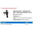 thumbnail image 2 of Reference Sensor - Compatible with 2008 - 2009 Chevy Equinox 3.6L V6, 2 of 2