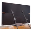 Cunina TV & Furniture Anti-Tip Safety Lock Anchor for Flat Screens, Black, 2 Pack
