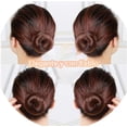 thumbnail image 3 of 100pzs Red para Cabello y 50 Pcs Ligas para Cabello, JDF3CISH Cofias Desechables, Red de Pelo Tejida de, Gorro Desechable Tipo para Bailarinas de Ballet, Redecillas de Cocina, Danza, Actor, 3 of 3