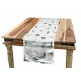 thumbnail image 1 of Animal Table Runner, African Jungle Related Isolated Pattern of Adult Zebra Giraffe and Their Cubs, Dining Room Kitchen Rectangular Runner, 3 Sizes, by Ambesonne, 1 of 2