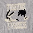 thumbnail image 2 of Looney Tunes Persistence Women's T Shirt, Athletic Heather, Small, 2 of 6