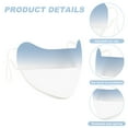 thumbnail image 3 of Máscara de protección solar para niños de verano UPF50+ Máscara de protección solar Protección UV Protector solar Rubor degradado, 3 of 5