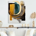 thumbnail image 2 of Designart Modern Green Art Deco IV Canvas Wall Art, 2 of 5